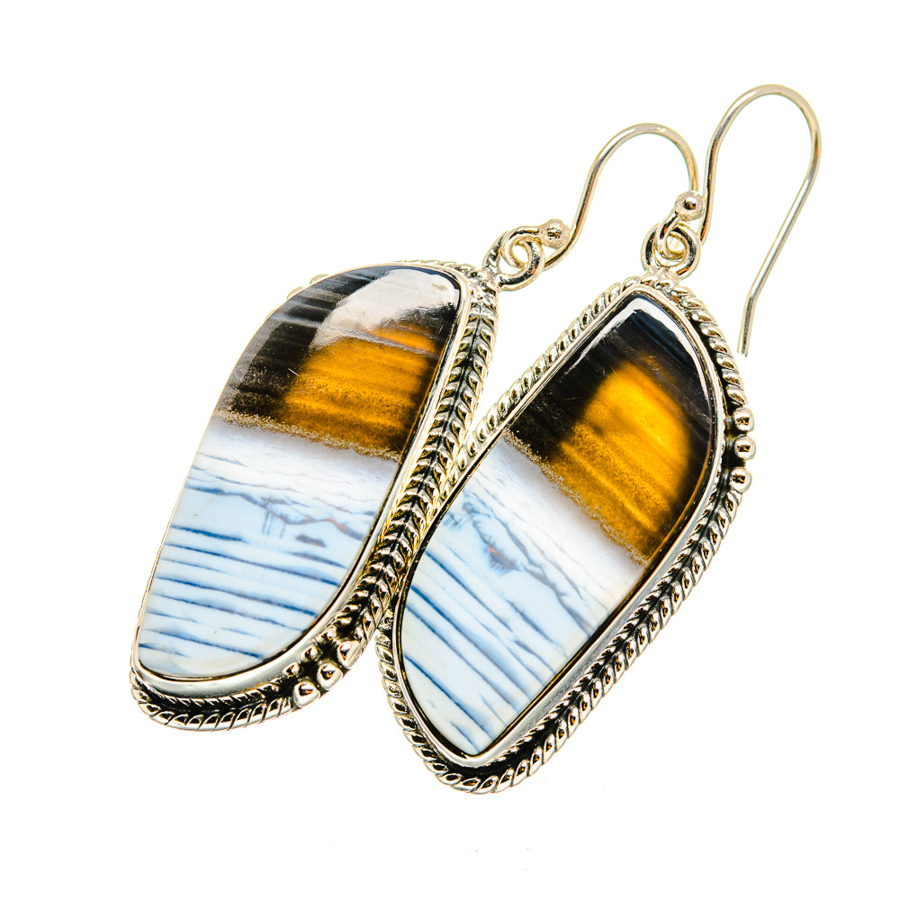 Owyhee Opal Earrings handcrafted by Ana Silver Co - EARR420623