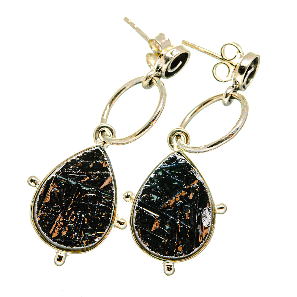 Shungite Earrings handcrafted by Ana Silver Co - EARR420720