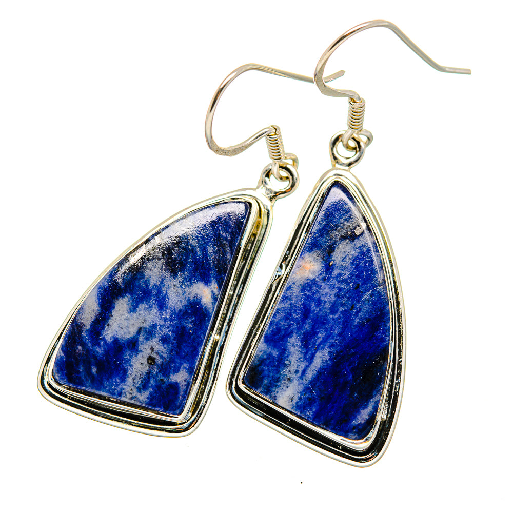 Sodalite Earrings handcrafted by Ana Silver Co - EARR420736