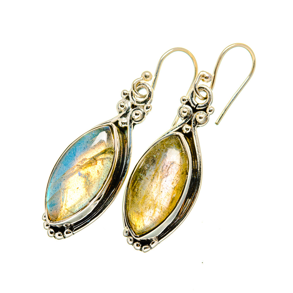 Labradorite Earrings handcrafted by Ana Silver Co - EARR420740