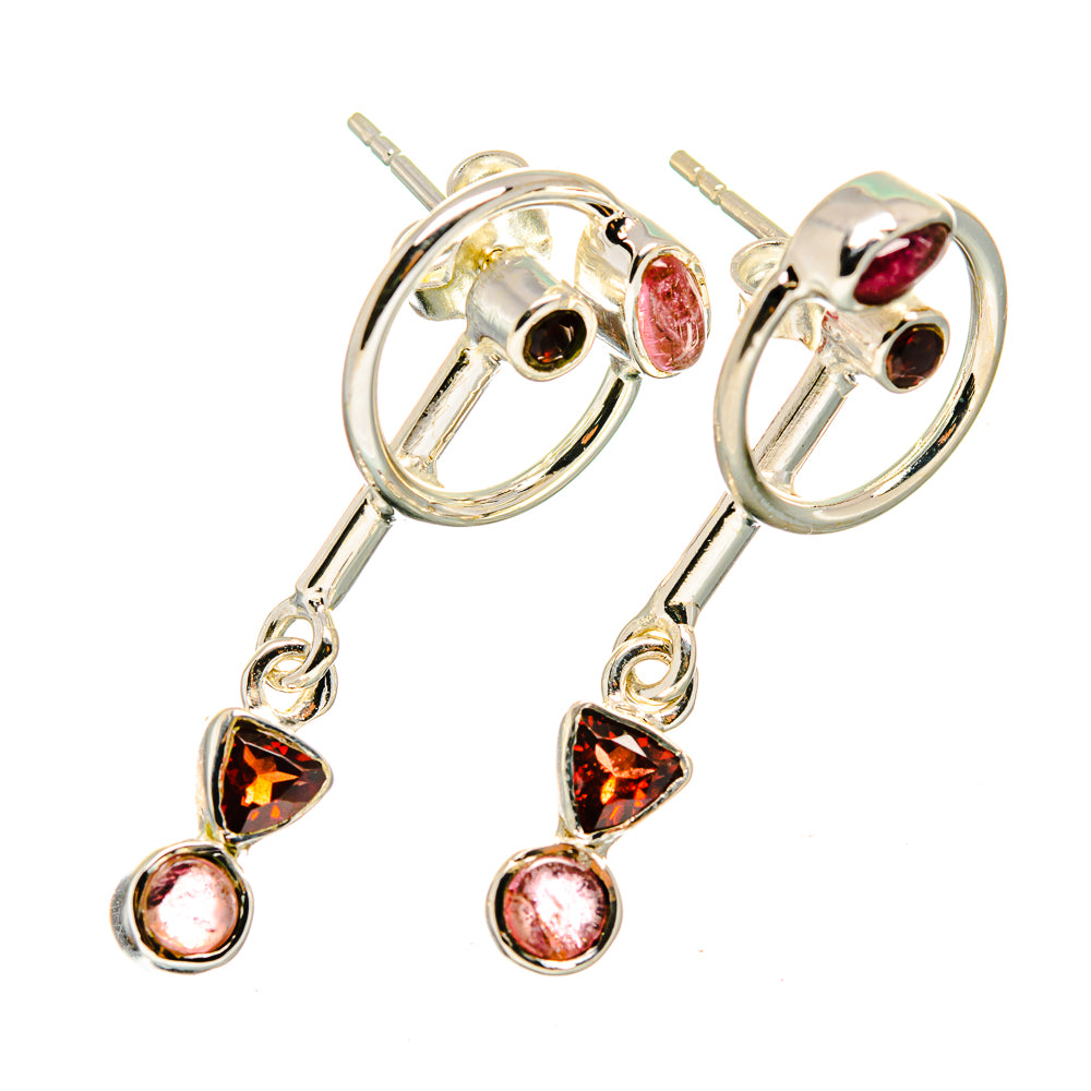 Garnet Earrings handcrafted by Ana Silver Co - EARR420745