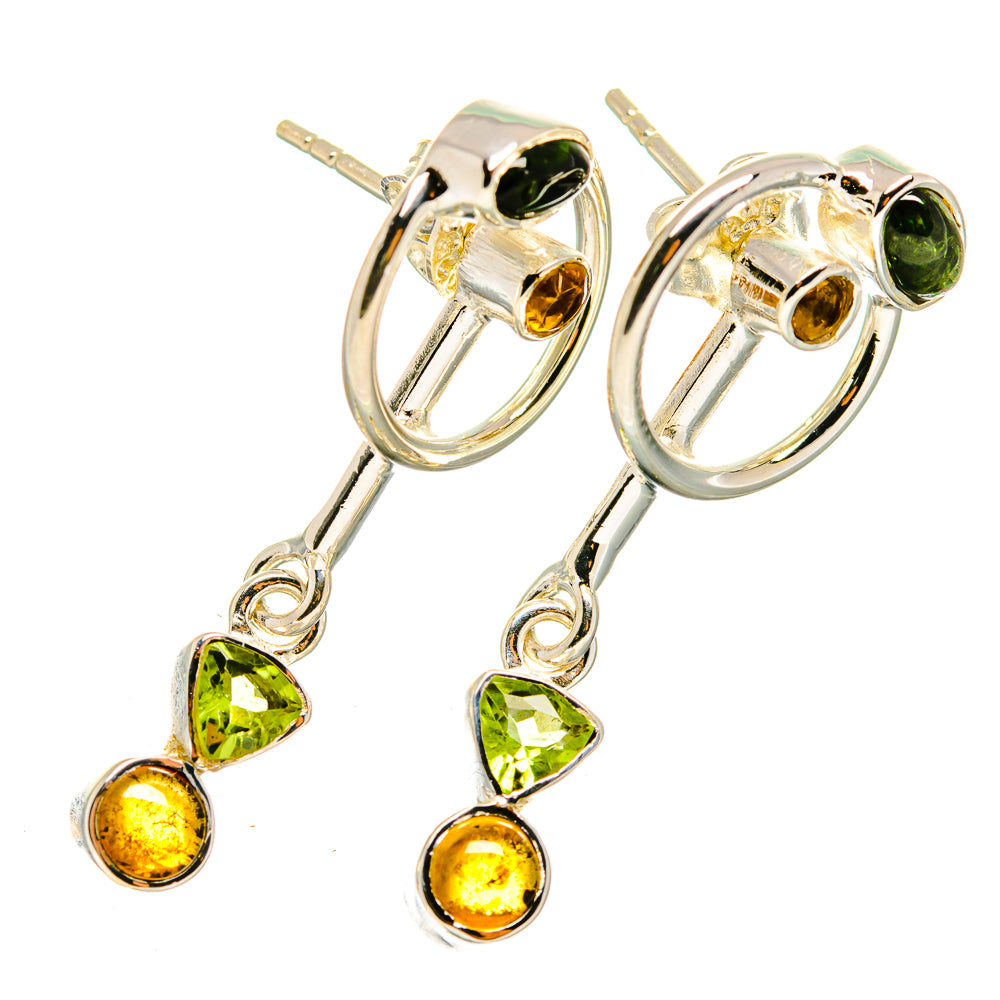 Peridot Earrings handcrafted by Ana Silver Co - EARR420783