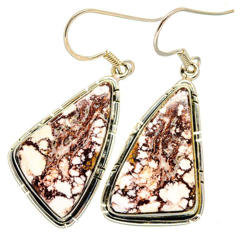 Wild Horse Jasper Earrings handcrafted by Ana Silver Co - EARR420786