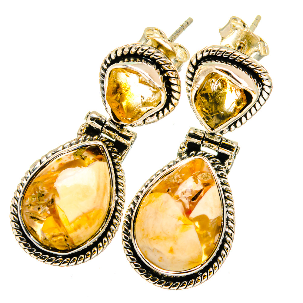 Brecciated Mookaite Earrings handcrafted by Ana Silver Co - EARR420811