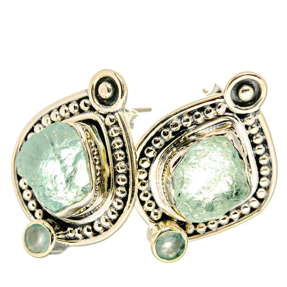 Aquamarine Earrings handcrafted by Ana Silver Co - EARR420897