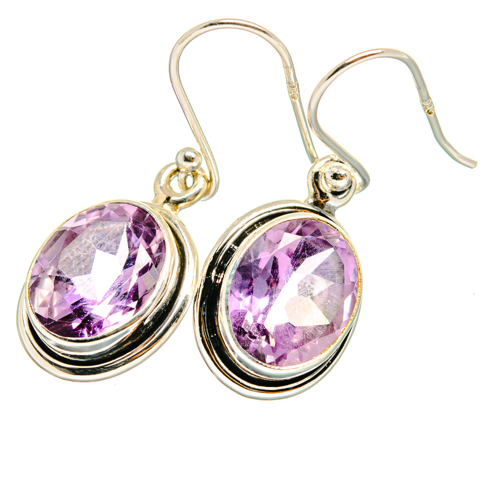 Amethyst Earrings handcrafted by Ana Silver Co - EARR421043