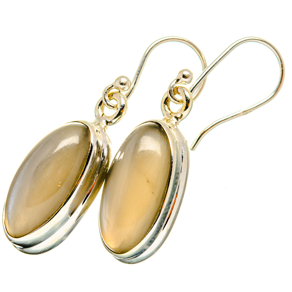 Moonstone Earrings handcrafted by Ana Silver Co - EARR421057