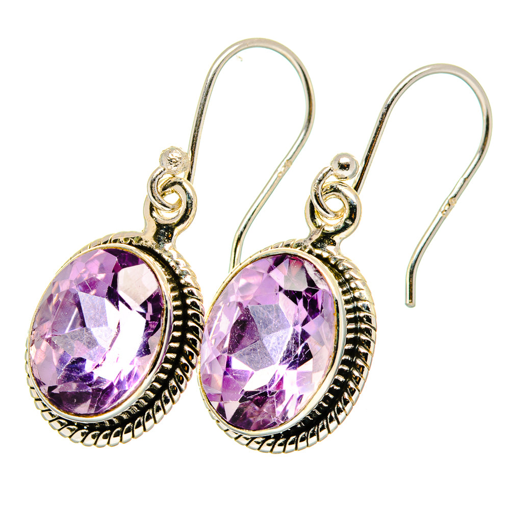 Amethyst Earrings handcrafted by Ana Silver Co - EARR421124