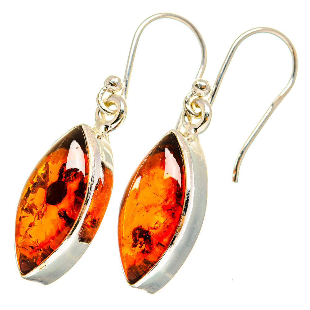 Baltic Amber Earrings handcrafted by Ana Silver Co - EARR421140