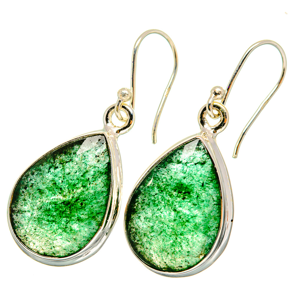 Green Aventurine Earrings handcrafted by Ana Silver Co - EARR421141