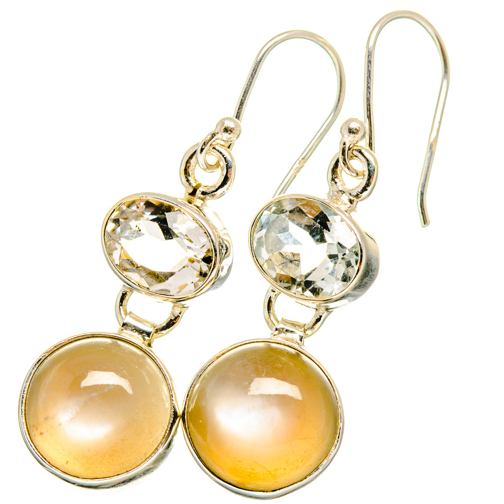 Moonstone Earrings handcrafted by Ana Silver Co - EARR421244