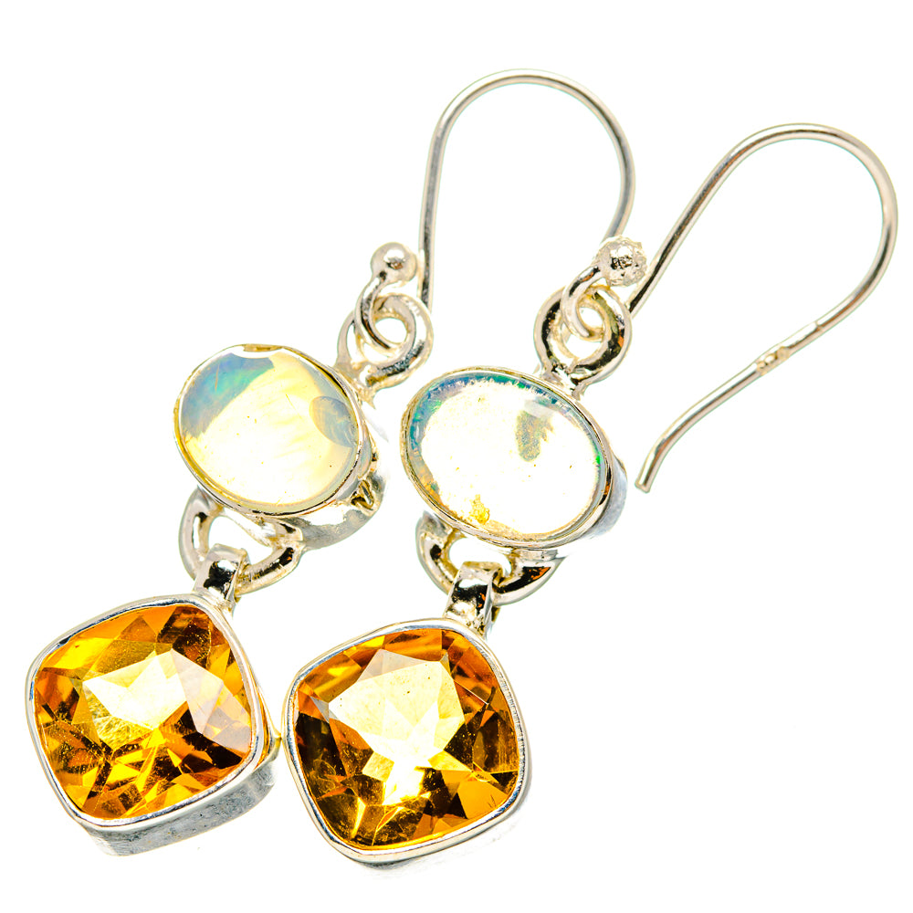 Citrine Earrings handcrafted by Ana Silver Co - EARR421285