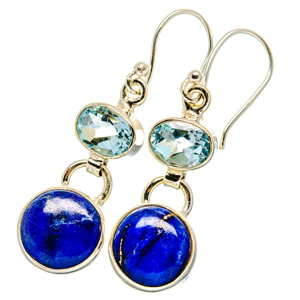 Lapis Lazuli Earrings handcrafted by Ana Silver Co - EARR421302