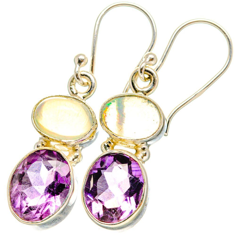 Amethyst Earrings handcrafted by Ana Silver Co - EARR421304