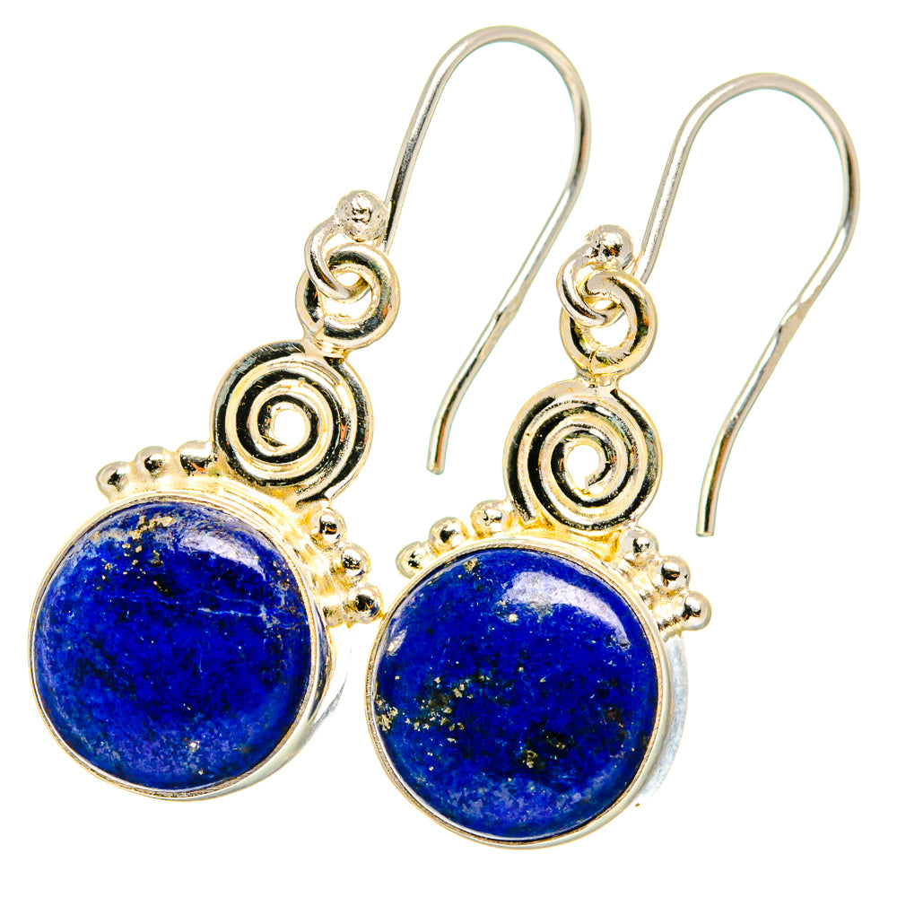 Lapis Lazuli Earrings handcrafted by Ana Silver Co - EARR421317