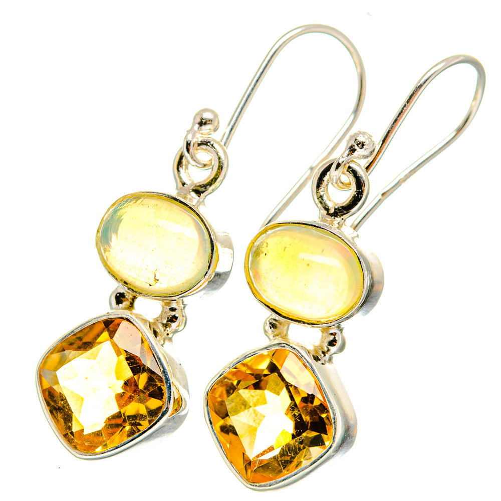 Citrine Earrings handcrafted by Ana Silver Co - EARR421391