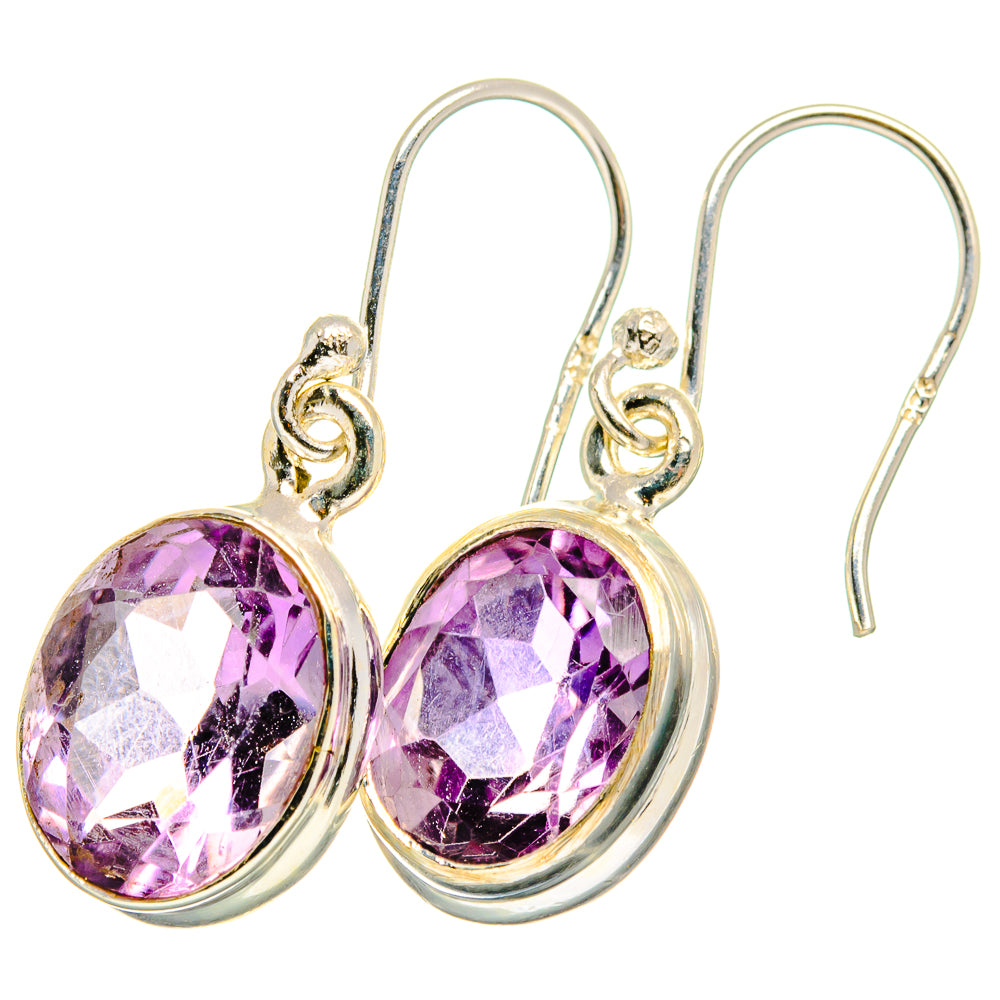 Amethyst Earrings handcrafted by Ana Silver Co - EARR421422