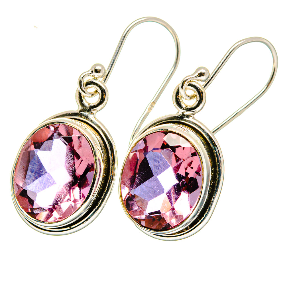 Color Change Alexandrite (Lab.) Earrings handcrafted by Ana Silver Co - EARR421436