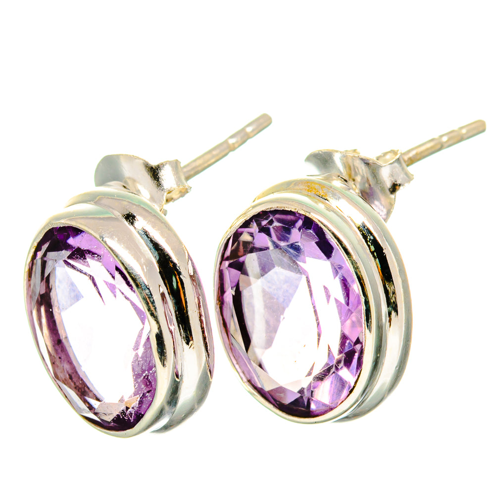Amethyst Earrings handcrafted by Ana Silver Co - EARR421449
