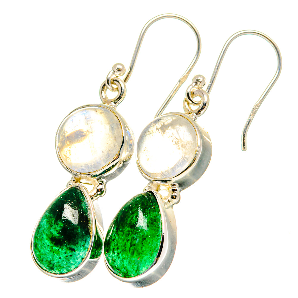 Green Aventurine Earrings handcrafted by Ana Silver Co - EARR421452