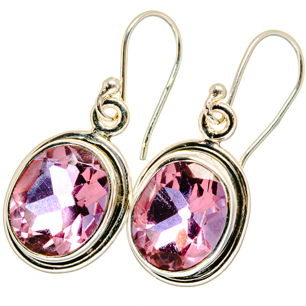 Color Change Alexandrite (Lab.) Earrings handcrafted by Ana Silver Co - EARR421487