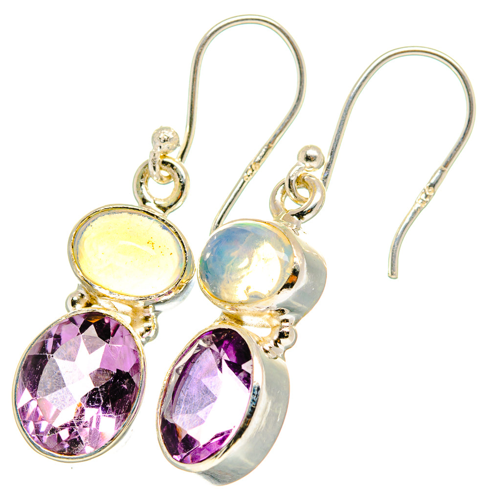 Amethyst Earrings handcrafted by Ana Silver Co - EARR421492