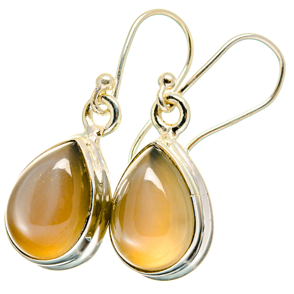 Moonstone Earrings handcrafted by Ana Silver Co - EARR421527