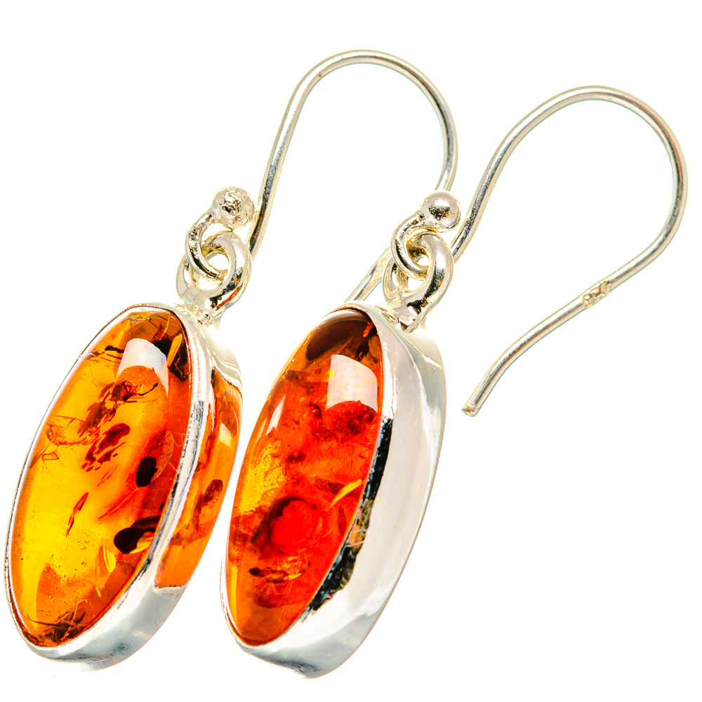 Baltic Amber Earrings handcrafted by Ana Silver Co - EARR421574