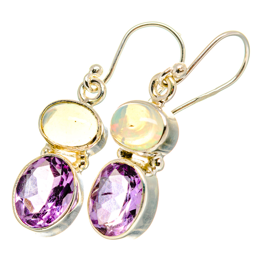 Amethyst Earrings handcrafted by Ana Silver Co - EARR421588