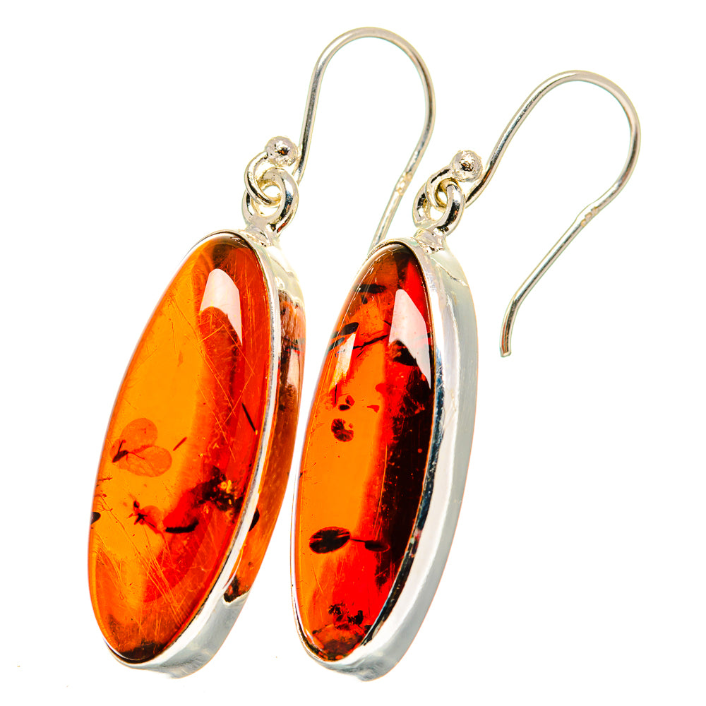 Baltic Amber Earrings handcrafted by Ana Silver Co - EARR421612