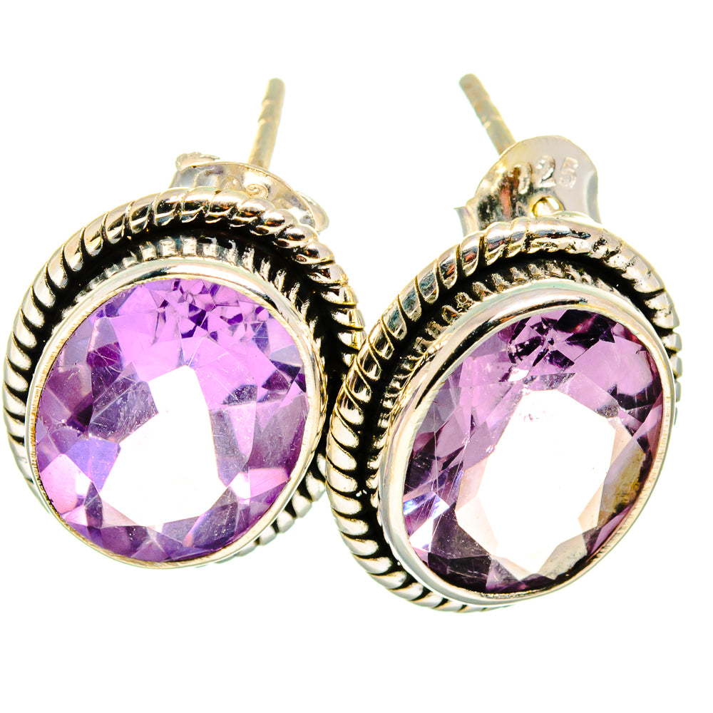 Amethyst Earrings handcrafted by Ana Silver Co - EARR421630