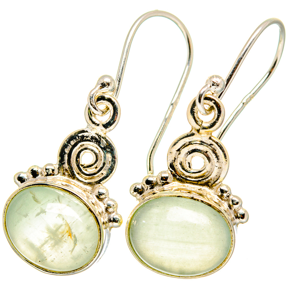 Prehnite Earrings handcrafted by Ana Silver Co - EARR421636 - Photo 2