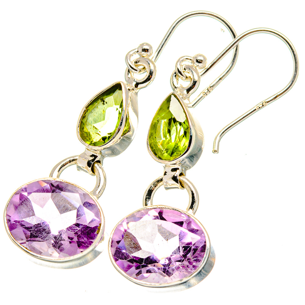 Amethyst Earrings handcrafted by Ana Silver Co - EARR421659