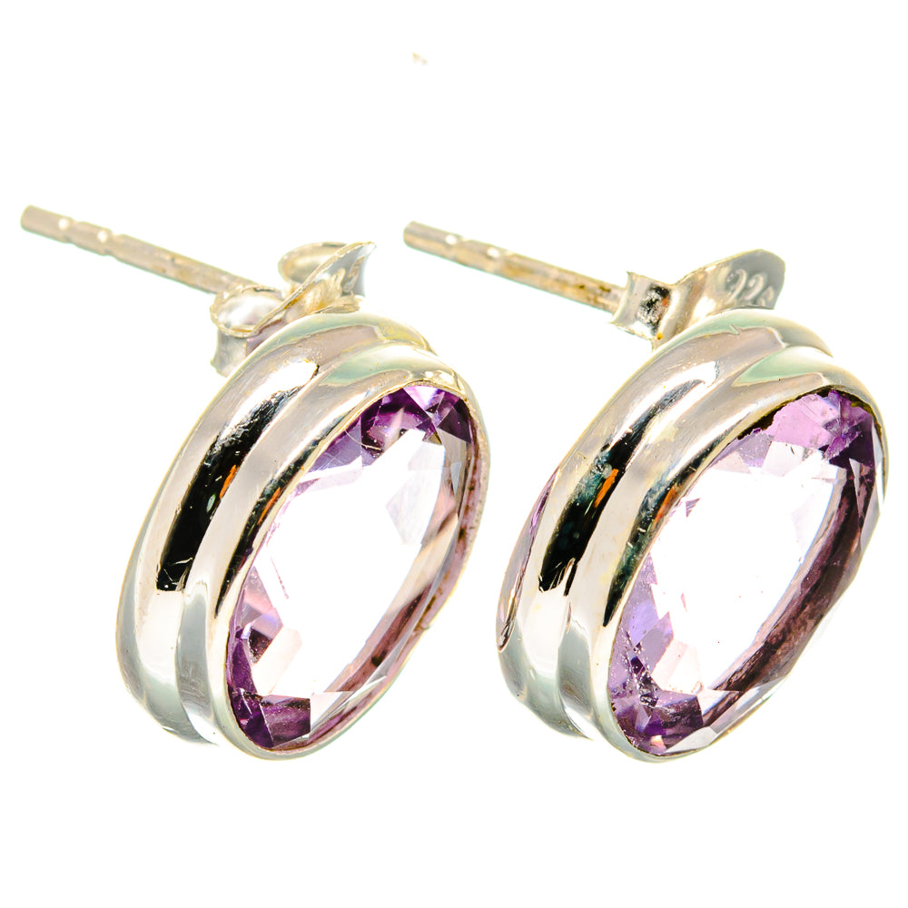 Amethyst Earrings handcrafted by Ana Silver Co - EARR421697