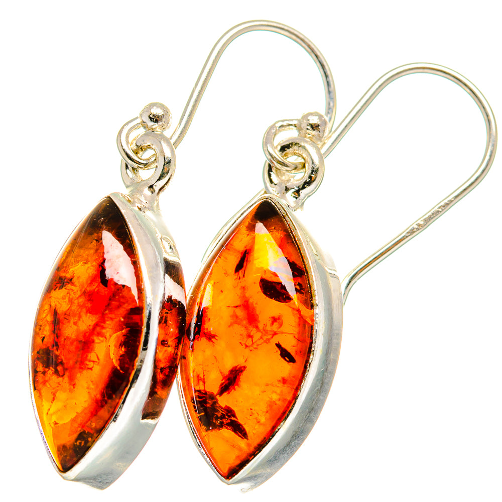 Baltic Amber Earrings handcrafted by Ana Silver Co - EARR421718