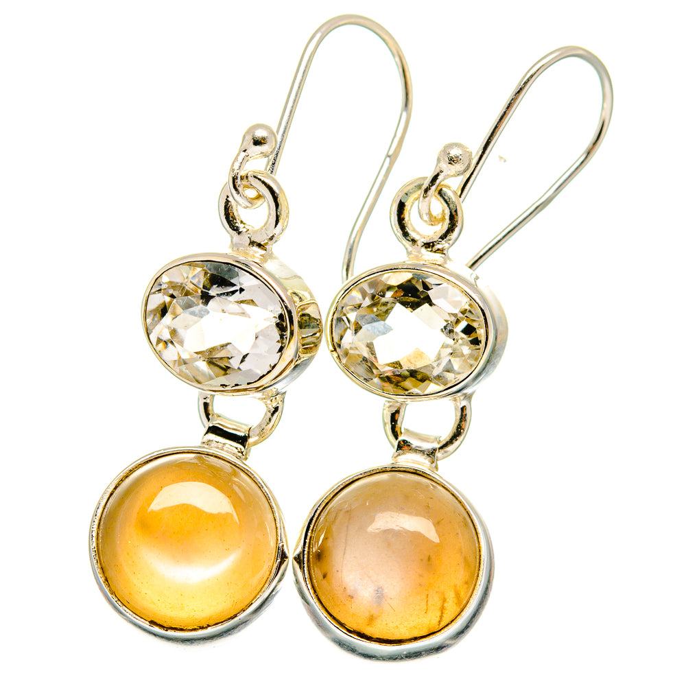 Moonstone Earrings handcrafted by Ana Silver Co - EARR421729