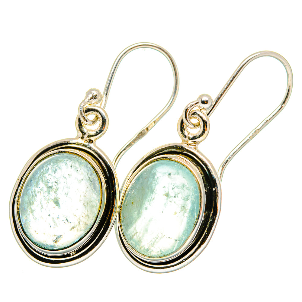 Aquamarine Earrings handcrafted by Ana Silver Co - EARR421778