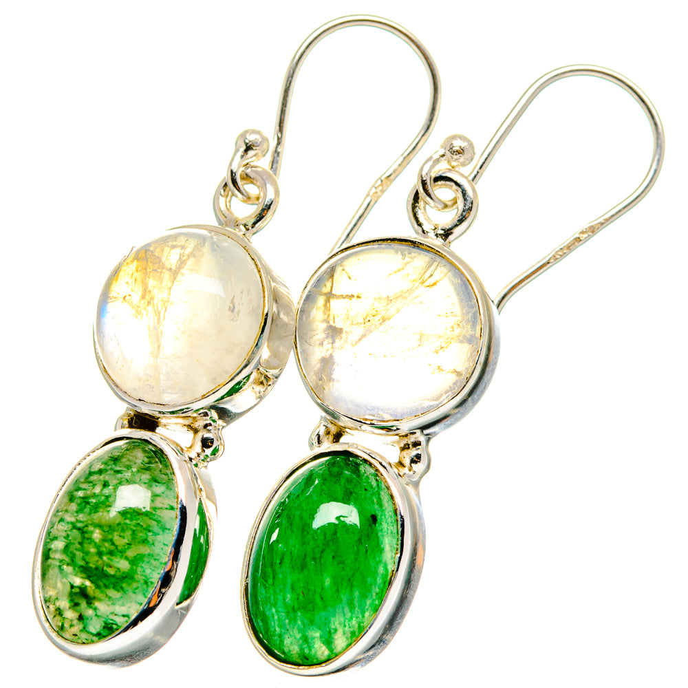 Green Aventurine Earrings handcrafted by Ana Silver Co - EARR421818