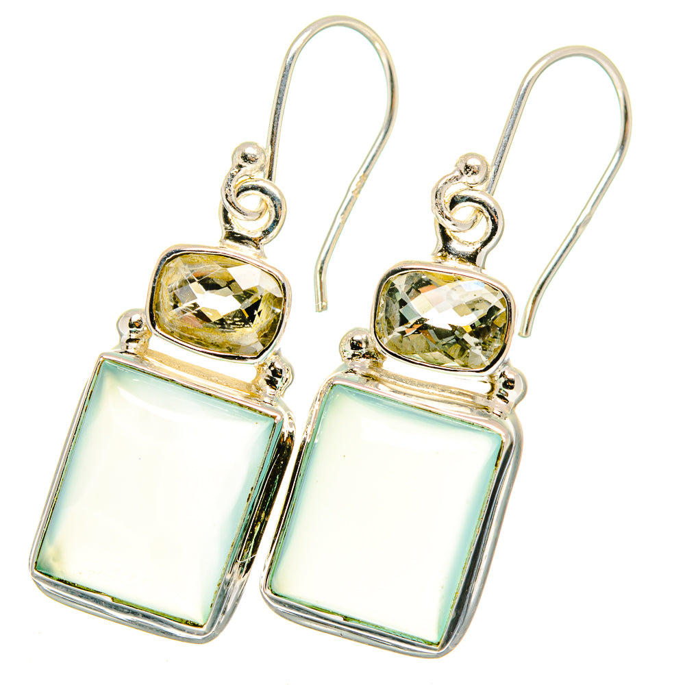 Aquamarine Earrings handcrafted by Ana Silver Co - EARR421838