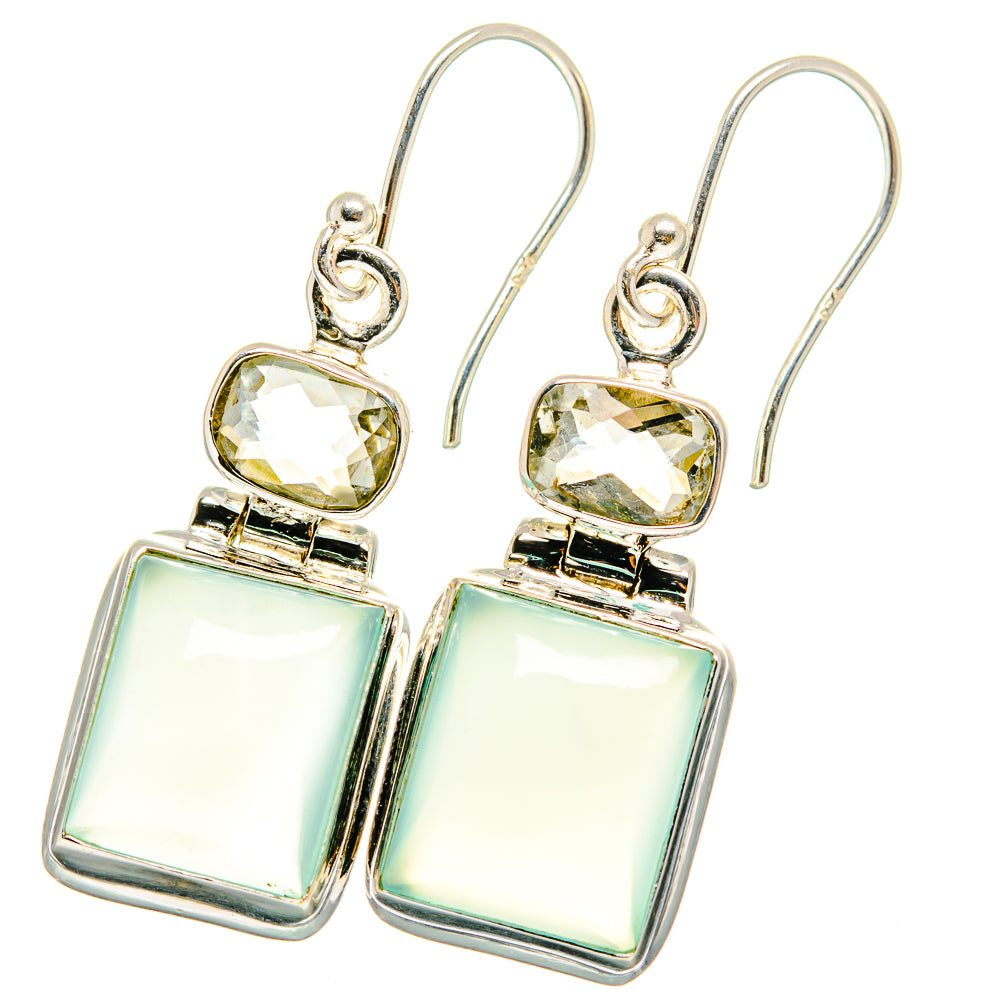 Aquamarine Earrings handcrafted by Ana Silver Co - EARR421860