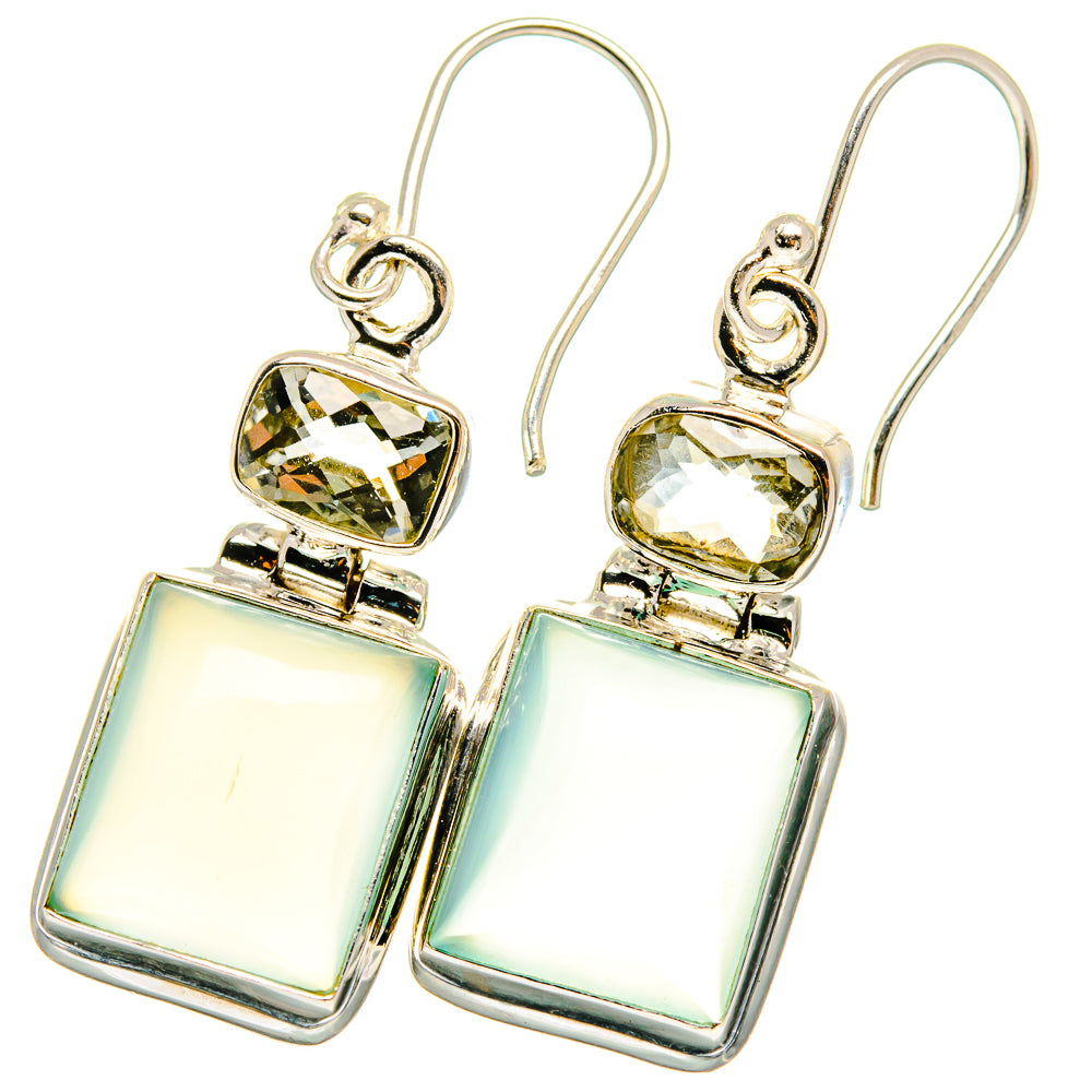 Aquamarine Earrings handcrafted by Ana Silver Co - EARR421908