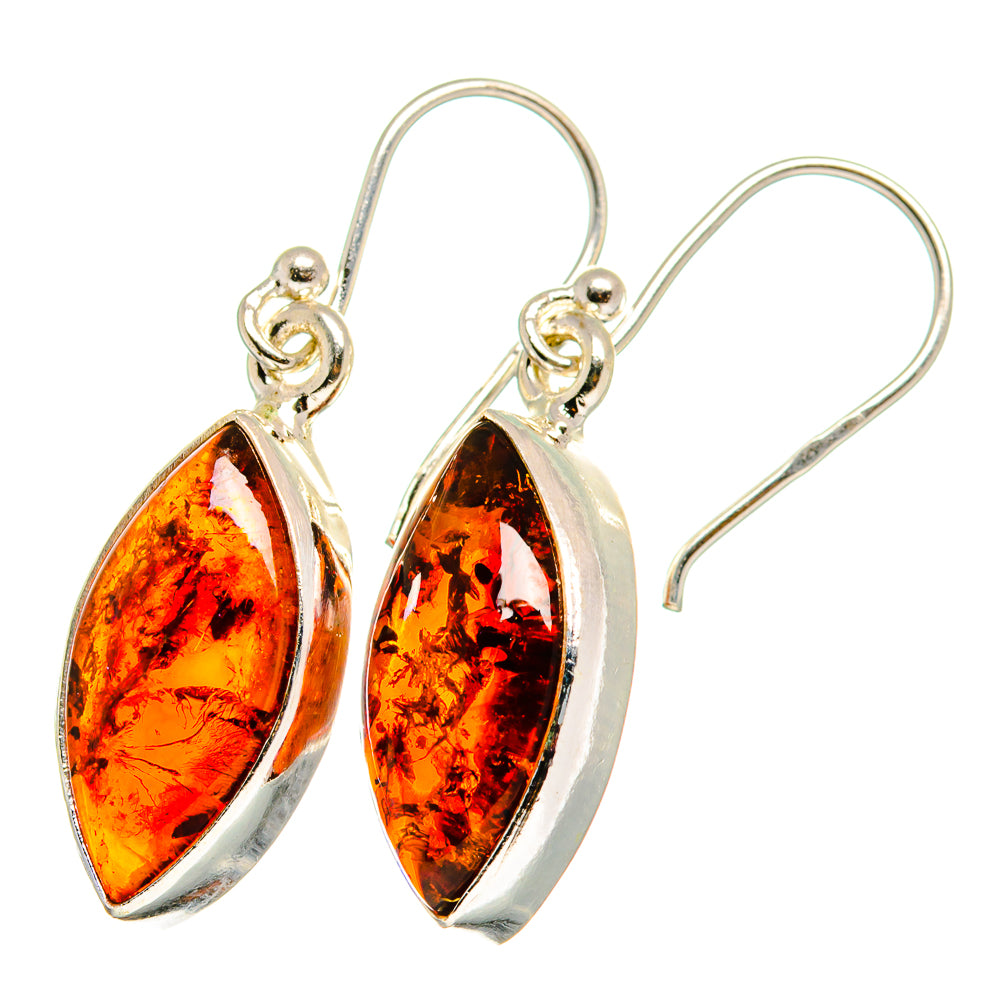 Baltic Amber Earrings handcrafted by Ana Silver Co - EARR421936