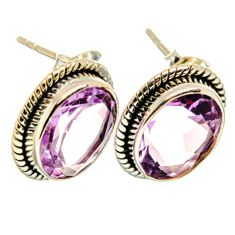 Amethyst Earrings handcrafted by Ana Silver Co - EARR421965