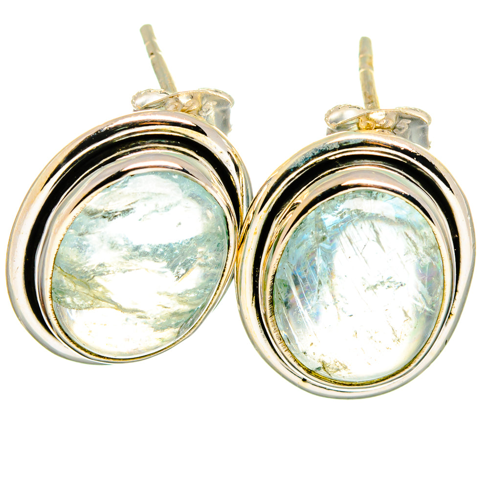 Aquamarine Earrings handcrafted by Ana Silver Co - EARR422021