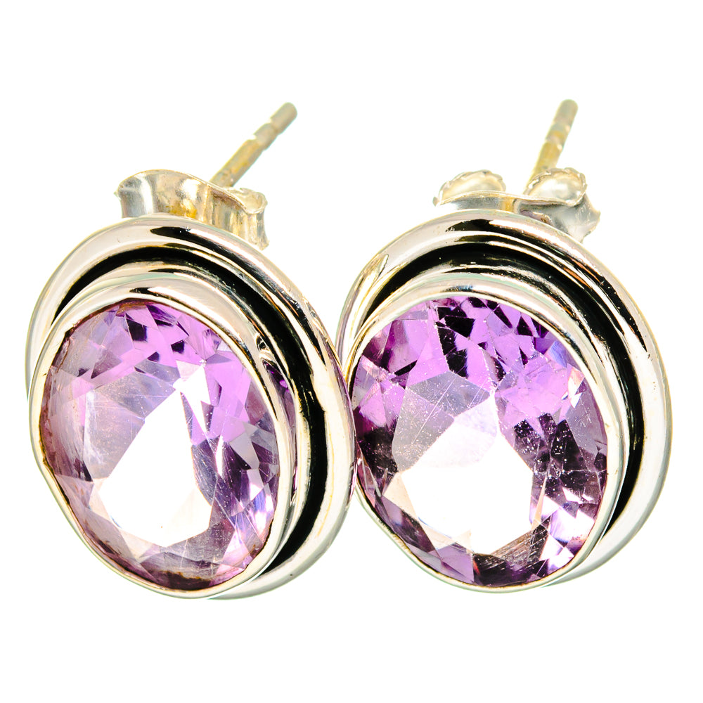 Amethyst Earrings handcrafted by Ana Silver Co - EARR422024