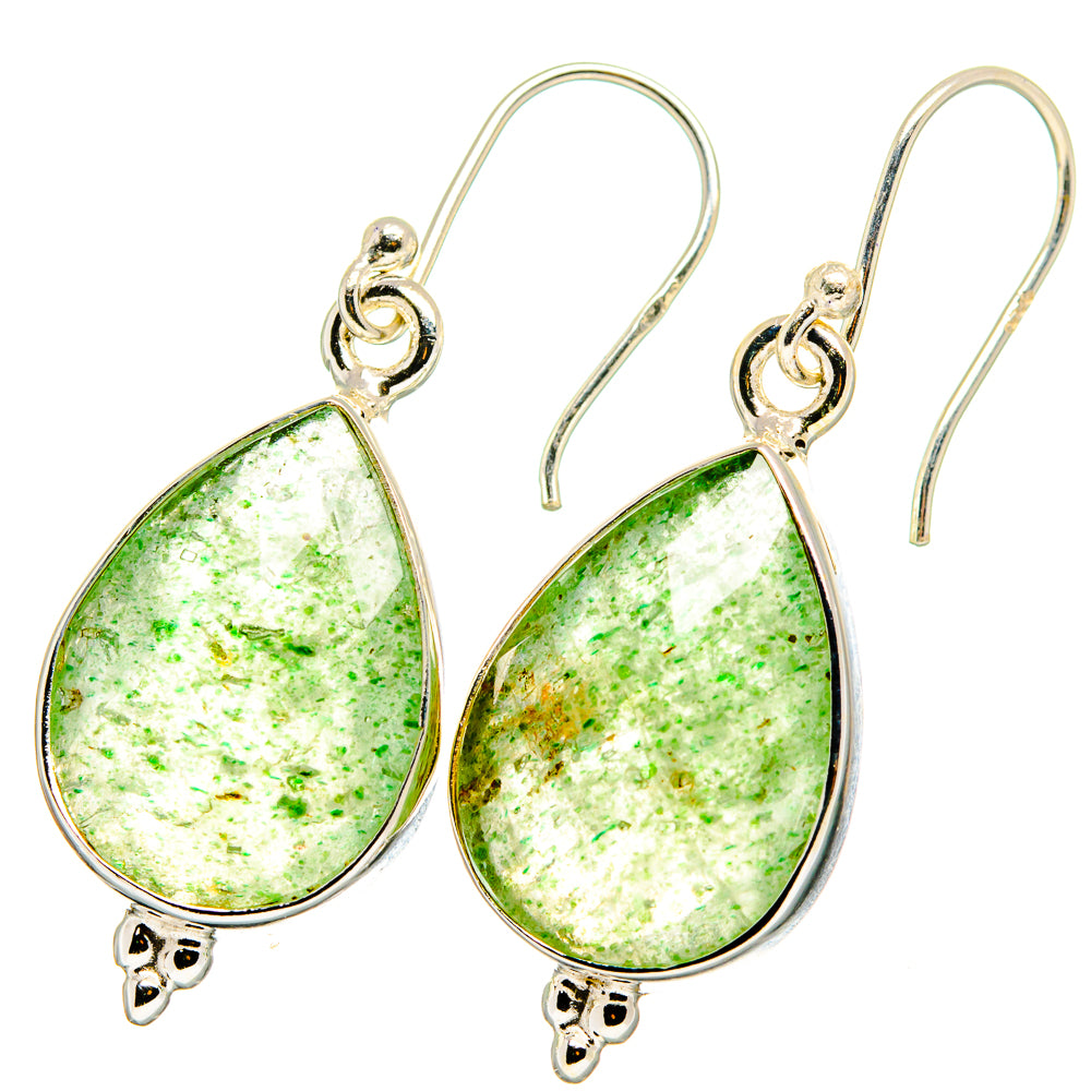 Green Aventurine Earrings handcrafted by Ana Silver Co - EARR422029