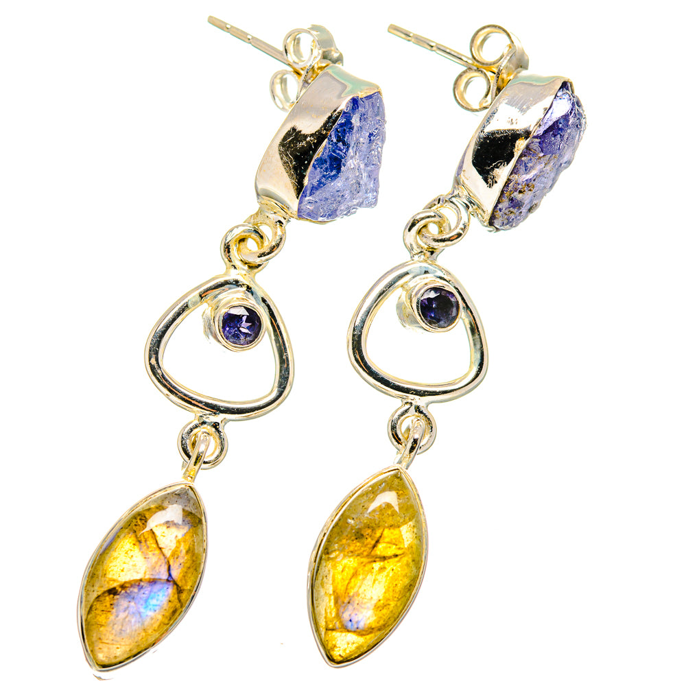 Labradorite Earrings handcrafted by Ana Silver Co - EARR422031