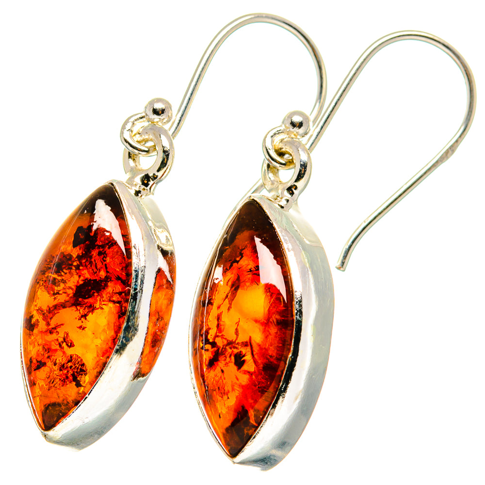 Baltic Amber Earrings handcrafted by Ana Silver Co - EARR422051