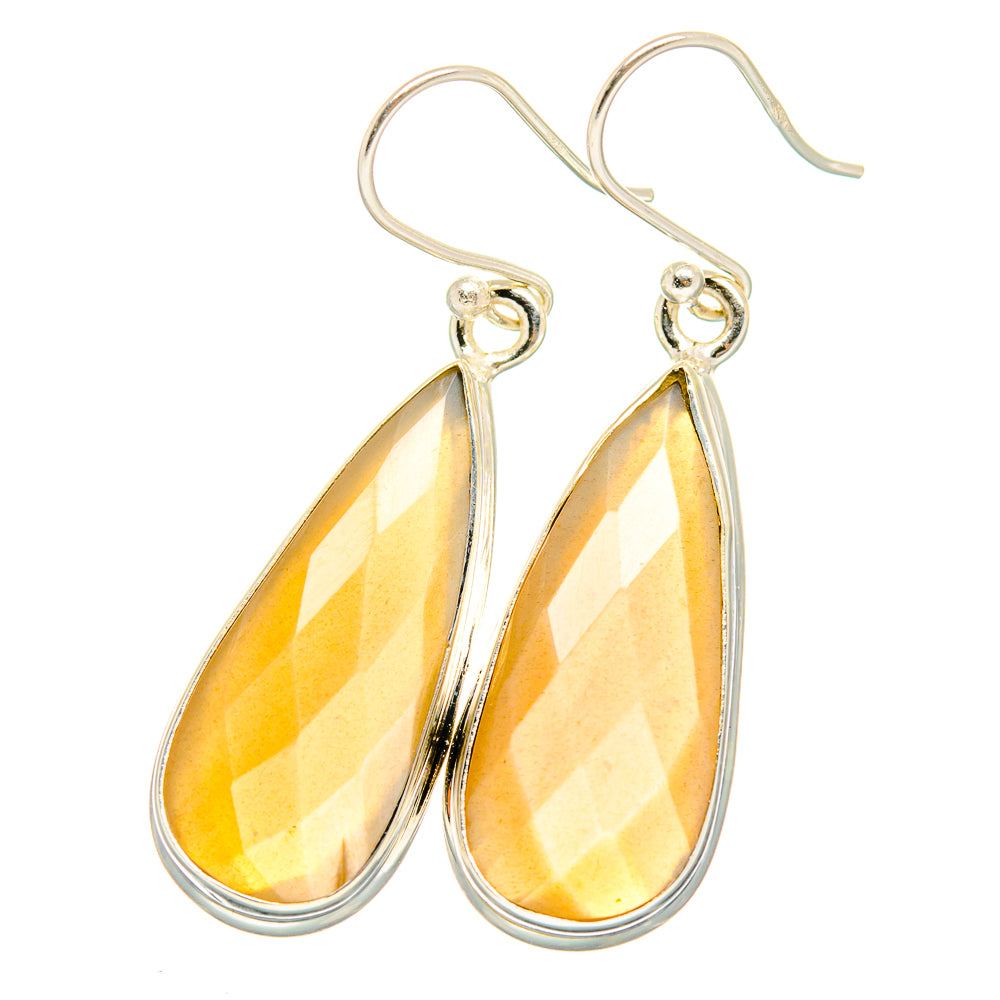 Moonstone Earrings handcrafted by Ana Silver Co - EARR422081