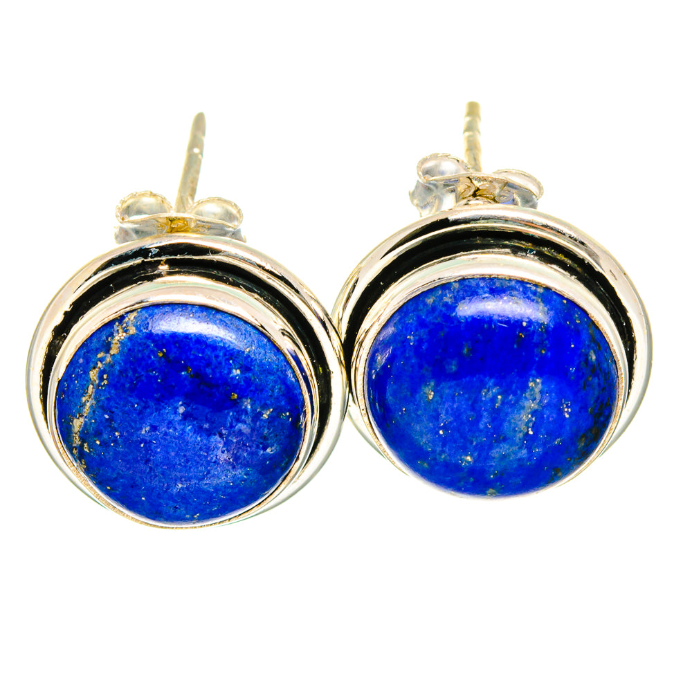 Lapis Lazuli Earrings handcrafted by Ana Silver Co - EARR422098